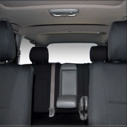FRONT Standard & REAR Full-length Seat Covers Custom Fit Toyota 100 Series Landcruiser, Premium Neoprene, Waterproof | Supertrim