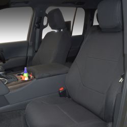 FRONT Seat Covers Full-Length Custom Fit Toyota Landcruiser 300 Series (2021-Now) - GX & GXL, Heavy Duty Neoprene | Supertrim