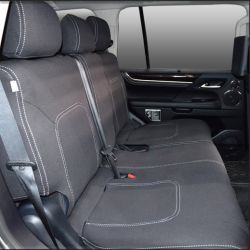REAR seat covers Full-length Custom Fit  Lexus LX570 (2016-now) Premium Neoprene, Waterproof | Supertrim
