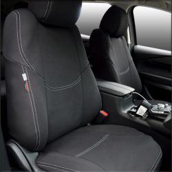 FRONT Seat Covers Full-Length with Map Pockets Custom Fit Mazda CX-8 (2018-Now), Premium Neoprene | Supertrim