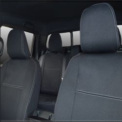 FRONT + REAR Seat Covers Custom Fit Mercedes-Benz X-Class 470 (2017-2020) Premium Neoprene (Automotive-Grade) 100% Waterproof