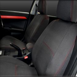 Supertrim FRONT Seat Covers, Custom Fit Mitsubishi Lancer CH (2002-2007) or CJ (2007-2012) or CJ/CF (2013-2017), Premium Neoprene (Automotive-Grade) 100% Waterproof