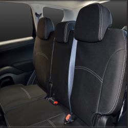 Middle Row Seat Covers Full-length Custom Fit Mitsubishi Outlander ZG/ZH (2006-2012), Premium Neoprene | Supertrim