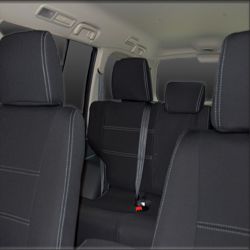 Seat Covers Front Pair & Rear Snug Fit For Mitsubishi Pajero (1999 - 2006), Premium Neoprene (Automotive-Grade) 100% Waterproof