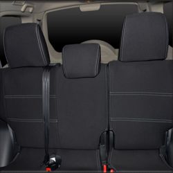 Seat Covers 2nd Row Snug Fit For Mitsubishi Pajero (1999 - 2006), Premium Neoprene (Automotive-Grade) 100% Waterproof