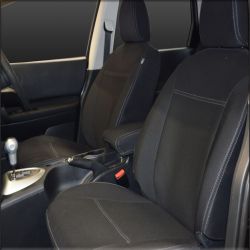 FRONT Seat Covers Full-Length with Map Pockets Custom Fit Nissan Dualis +2 (2007-2013) 7 seats, Premium Neoprene | Supertrim