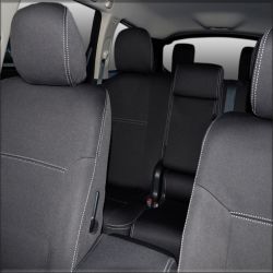 FRONT Standard & REAR Full-length Seat Covers Custom Fit Nissan Pathfinder R52 (2014-2020), Premium Neoprene, Waterproof | Supertrim