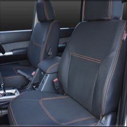 FRONT Seat Covers Full-Length Custom Fit Nissan Patrol Y61 GU (1997-2016), Premium Neoprene | Supertrim