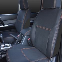 FRONT Seat Covers Custom Fit Nissan Patrol Y61 GU (1997-2016), Premium Neoprene, Waterproof | Supertrim
