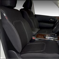 FRONT Seat Covers Custom Fit Nissan Patrol Y62 (2013-Now), Premium Neoprene, Waterproof | Supertrim