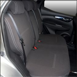REAR seat covers Full-length Custom Fit  Nissan Qashqai (2014-2021) Premium Neoprene, Waterproof | Supertrim