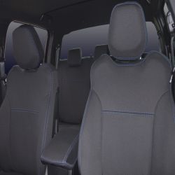 Ford Ranger Raptor PX. III (2018 - 2021.75) FRONT + REAR Seat Covers , Snug Fit, Premium Neoprene (Automotive-Grade) 100% Waterproof