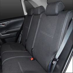 Seat Covers 2nd Row Full Back Snug Fit For Toyota Rav4 XA50 (2018-Now), Premium Neoprene (Automotive-Grade) 100% Waterproof
