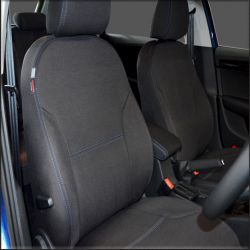 FRONT Seat Covers Full-Length with Map Pockets Custom Fit SKODA Octavia 5E (2013-now), Premium Neoprene | Supertrim 
