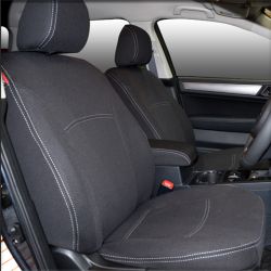 FRONT Full-back with Map Pockets Seat Covers Custom Fit Subaru Liberty BN (2014-2020), Premium Neoprene, Waterproof | Supertrim
