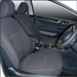 FRONT Standard & REAR Full-back + Armrest zip for Subaru Outback (2014-2020), Snug Fit, Premium Neoprene (Automotive-Grade) 100% Waterproof