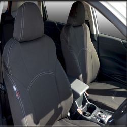 FRONT Full-back Seat Covers Custom Fit Subaru WRX (2014-Now), Premium Neoprene, Waterproof | Supertrim