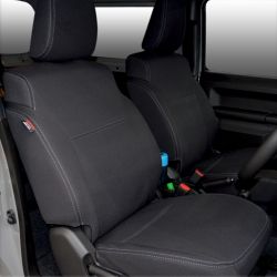 SUZUKI Jimny GJ (2019-Now) SEAT COVERS - FRONT PAIR (Full-back with map pockets), Premium Neoprene, Waterproof | Supertrim