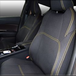 FRONT Seat Covers Full-Length with Map Pockets Custom Fit Toyota C-HR (2017-Now), Premium Neoprene | Supertrim 
