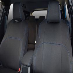 FRONT Seat Covers + Rear Cover Custom Fit Toyota Corolla (Aug 2008 - Now), Premium Neoprene, Waterproof | Supertrim