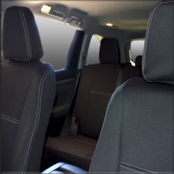 FRONT Seat Covers & REAR Snug Fit for Toyota Kluger (Aug 2007 - Feb 2014), Premium Neoprene (Automotive-Grade) 100% Waterproof