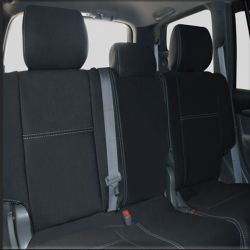 Seat Covers Rear Custome Fit For Toyota Prado 120 series, Premium Neoprene, 100% Waterproof