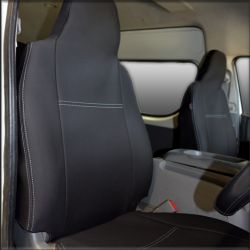FRONT 2 BUCKET PAIR Seat Covers Custom Fit for Toyota Hiace (Mar 2005 - 2019) H200, Heavy Duty Neoprene (Automotive-Grade) 100% Waterproof | Supertrim