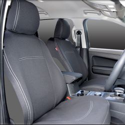 FRONT seat covers Custom Fit Volkswagen Amarok (NF 2023-Now), Heavy Duty Neoprene, Waterproof | Supertrim
