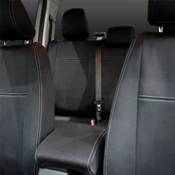 Seat Covers Front Pair Full-back With Map Pockets & Rear Custom Fit  Volkswagen Amarok (Feb 2011 - 2022), Heavy Duty Neoprene (Automotive-Grade) 100% Waterproof
