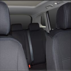FRONT Full-Length with Map Pockets & Rear Full-length Seat Covers Custom Fit Volkswagen Tiguan (2016-Now), Premium Neoprene, Waterproof | Supertrim