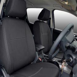 Custom Seat Covers for Jul 2011- Jun 2022 Ford Ranger PX.III - FRONT Full-length Cover with Pockets - Premium Grade Neoprene, Waterproof, Airbag Safe