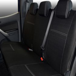 Custom Seat Covers for Jul 2011- Jun 2022 Ford Ranger PX.III - REAR Covers (Optional Armrest Access) - Premium Grade Neoprene, Waterproof, Airbag Safe