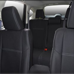 FRONT Seat Covers + Rear Full-length Cover Custom Fit Honda CR-V RD7 (2001-2006), Premium Neoprene, Waterproof | Supertrim 