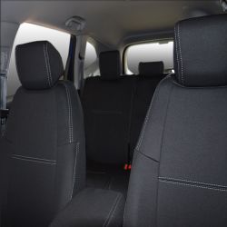 FRONT Seat Covers + Rear Full-length Cover Custom Fit  Honda CR-V (2018-Now) Premium Neoprene, Waterproof | Supertrim 