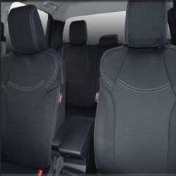 All 3 Rows Seat Covers Custom Fit ISUZU MU-X (2021-Now), Heavy Duty Neoprene, Waterproof | Supertrim