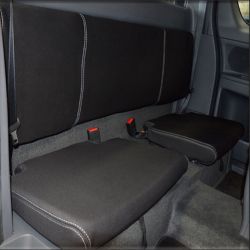 REAR Extra (Space) Cab Seat Covers Custom Fit  Isuzu D-Max RC (May 2012-2020), Premium Neoprene (Automotive-Grade) 100% Waterproof | Supertrim
