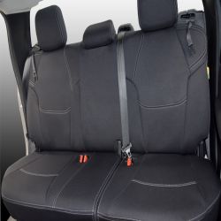 REAR seat covers Full-length Custom Fit ISUZU MU-X (2021-Now), Heavy Duty Neoprene, Waterproof | Supertrim