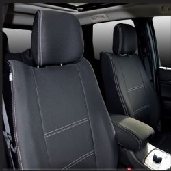 FRONT Seat Covers In Full-back With Map Pockets, Snug Fit for Grand Cherokee WK (2011-2021) Heavy Duty Neoprene (Automotive-Grade) 100% Waterproof