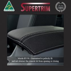 Mazda BT-50 Console Lid Cover Premium Neoprene (Automotive-Grade) 100% Waterproof