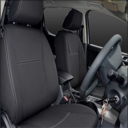 Mazda BT-50 UP/UR (2011 - 2020) FRONT Seat Covers Full-Back With Map Pockets, Snug Fit, Premium Neoprene (Automotive-Grade) 100% Waterproof