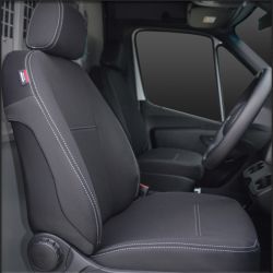 FRONT seat covers Custom Fit Mercedes Sprinter NCV3 Series (2005 - 2018) , Heavy Duty Neoprene, Waterproof | Supertrim