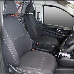 FRONT Seat Covers Full-Length Custom Fit Mercedes Vito 447 (2015-Current), Heavy Duty Neoprene | Supertrim