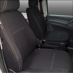 FRONT Full-Length with Map Pockets & Rear Full-length Seat Covers Custom Fit Mercedes-Benz Vito Wagon (2004-2014), Premium Neoprene, Waterproof | Supertrim