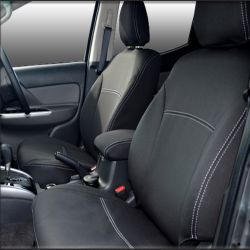 Seat Covers Front 2 Bucket Seats in Full-back, Snug Fit for Triton MR (2019-Now) , Premium Neoprene (Automotive-Grade) 100% Waterproof