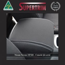 CONSOLE LID COVER Custom Fit Nissan Navara NP 300 (2015-Now), Heavy Duty Neoprene, Waterproof | Supertrim