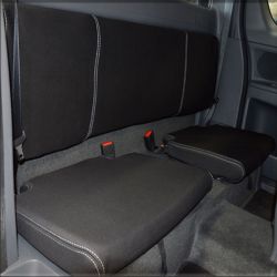 Seat Covers Extra Cab Rear Snug Fit for Nissan Navara NP300 (May 2015 - Now) Extra Cab, Premium Neoprene (Automotive-Grade) 100% Waterproof