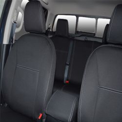 Seat Covers Front Pair Full-back With Map Pockets & Rear Snug Fit for Nissan Navara NP300 (May 2015 - Now) Premium Neoprene (Automotive-Grade) 100% Waterproof