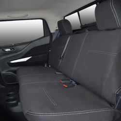 Seat Covers 2nd Row Snug Fit for Nissan Navara NP300 (May 2015 - Now) Dual Cab, Premium Neoprene (Automotive-Grade) 100% Waterproof